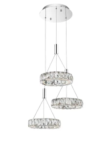 CERRITO Chrom śr. 50cm. LED 36W 3500K Lampa wisząca Luces Exclusivas LE42320