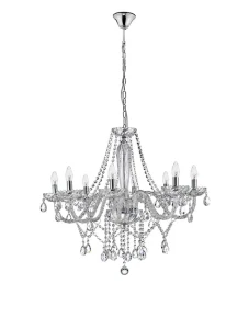 CARACAS Chrom 8xE14 Żyrandol Luces Exclusivas LE42296