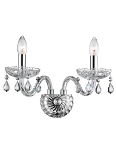 CARACAS Chrom 2xE14 Kinkiet podwójny ścienny Luces Exclusivas LE42295