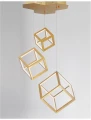 Lampa wisząca POLA Złoty LED 110W 3000K Luces Exclusivas LE41459 noxbox lampynox www.lampynox.pl