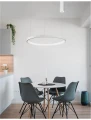 Lampa wisząca ROTA Biała LED 38W 3000K Luces Exclusivas LE41467 noxbox lampynox www.lampynox.pl