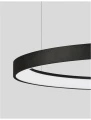 Lampa wisząca ROTA Czarna LED 48W 3000K Luces Exclusivas LE41470 noxbox lampynox www.lampynox.pl