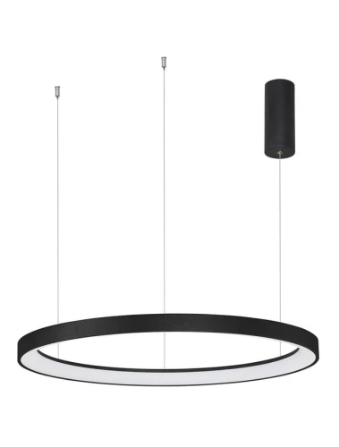 Lampa wisząca ROTA Czarna LED 60W 3000K Luces Exclusivas LE41472 noxbox lampynox www.lampynox.pl
