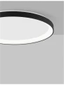 Lampa sufitowa ROTA Czarna LED 38W 3000K Luces Exclusivas LE41475 noxbox lampynox www.lampynox.pl