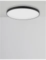 Lampa sufitowa ROTA Czarna LED 38W 3000K Luces Exclusivas LE41475 noxbox lampynox www.lampynox.pl