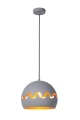 Lampa wisząca CORENTIN Szara śr. 28cm. E27 Lucide 30484/28/36 | 5411212302779 noxbox lampynox www.lampynox.pl