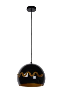 CORENTIN Czarna śr. 28cm. E27 Lampa wisząca Lucide 30484/28/30
