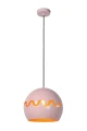 Lampa wisząca CORENTIN Różowa śr. 28cm. E27 Lucide 30484/28/66 | 5411212302786 noxbox lampynox www.lampynox.pl