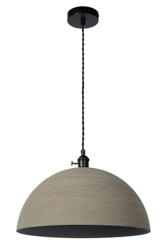 Lampa wisząca MARNE Szary śr. 40cm. E27 IP21 Lucide 30485/40/41 | 5411212302793 noxbox lampynox www.lampynox.pl