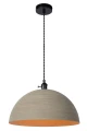 Lampa wisząca MARNE Szary śr. 40cm. E27 IP21 Lucide 30485/40/41 | 5411212302793 noxbox lampynox www.lampynox.pl