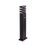 SO-60P PIR Czarny wys. 60cm. Czujnik ruchu GU10 IP44 Słupek ogrodowy EcoLight EC79422