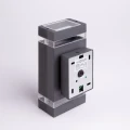 Kinkiet zewnętrzny OE-3S Szary 2xGU10 IP54 EcoLight EC79035 | 5901986790358 noxbox lampynox www.lampynox.pl