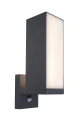 Kinkiet zewnętrzny CUBA - CZUJNIK PIR LED 10W 3000K IP54 Lutec 5193811118 | 6939412011998 lampynox noxbox www.lampynox.pl