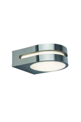 Kinkiet zewnętrzny FANCY Stalowy 12W 3000K IP54 Lutec 5102501001 | 6939412011486 noxbox lampynox www.lampynox.pl