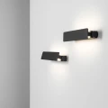 Kinkiet ścienny ILLU 60 NW Czarny szer. 65cm 8,4W 3000K Regulowana przesłona CHORS 50.2102.J17.002 lampynox noxbox www.lampynox.pl