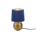 SOPHIA Lampka stołowa NIEBIESKO ZŁOTA RL R50821012 LAMPYNOX NOXBOX.PL