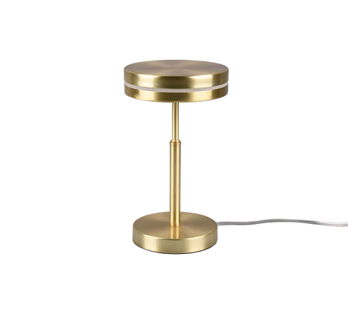 Lampka stołowa FRANKLIN Mosiądz mat LED 6W 3000K Trio 526510108 | 4017807510157 noxbox lampynox www.lampynox.pl