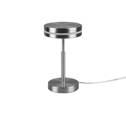 Lampka stołowa FRANKLIN Nikiel mat LED 6W 3000K Trio 526510107 | 4017807510140 noxbox lampynox www.lampynox.pl