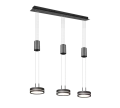 Lampa wisząca FRANKLIN Antracyt LED 3x9W 3000K ściemnialna Trio 326510342 | 4017807510089 noxbox lampynox www.lampynox.pl