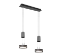 Lampa wisząca FRANKLIN Antracyt LED 2x9W 3000K ściemnialna Trio 326510242 | 4017807510119 noxbox lampynox www.lampynox.pl