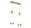 Lampa wisząca FRANKLIN Mosiądz mat LED 2x9W 3000K ściemnialna Trio 326510208 | 4017807510072 noxbox lampynox www.lampynox.pl