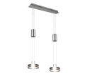 Lampa wisząca FRANKLIN Nikiel mat LED 2x9W 3000K ściemnialna Trio 326510207 | 4017807510065 noxbox lampynox www.lampynox.pl
