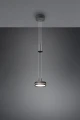 Lampa wisząca FRANKLIN Antracyt LED 9W 3000K ściemnialna Trio 326510142 | 4017807510058 noxbox lampynox www.lampynox.pl