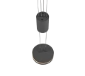 Lampa wisząca FRANKLIN Antracyt LED 9W 3000K ściemnialna Trio 326510142 | 4017807510058 noxbox lampynox www.lampynox.pl
