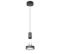 Lampa wisząca FRANKLIN Antracyt LED 9W 3000K ściemnialna Trio 326510142 | 4017807510058 noxbox lampynox www.lampynox.pl