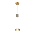 Lampa wisząca FRANKLIN Mosiądz mat LED 9W 3000K ściemnialna Trio 326510108 | 4017807510041 noxbox lampynox www.lampynox.pl