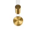 Lampa wisząca FRANKLIN Mosiądz mat LED 9W 3000K ściemnialna Trio 326510108 | 4017807510041 noxbox lampynox www.lampynox.pl