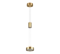 Lampa wisząca FRANKLIN Mosiądz mat LED 9W 3000K ściemnialna Trio 326510108 | 4017807510041 noxbox lampynox www.lampynox.pl