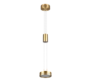 FRANKLIN Mosiądz mat LED 9W 3000K ściemnialna Lampa wisząca Trio 326510108