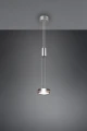 Lampa wisząca FRANKLIN Nikiel mat LED 9W 3000K ściemnialna Trio 326510107 | 4017807510034 noxbox lampynox www.lampynox.pl