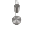 Lampa wisząca FRANKLIN Nikiel mat LED 9W 3000K ściemnialna Trio 326510107 | 4017807510034 noxbox lampynox www.lampynox.pl