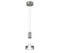 Lampa wisząca FRANKLIN Nikiel mat LED 9W 3000K ściemnialna Trio 326510107 | 4017807510034 noxbox lampynox www.lampynox.pl