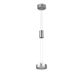 Lampa wisząca FRANKLIN Nikiel mat LED 9W 3000K ściemnialna Trio 326510107 | 4017807510034 noxbox lampynox www.lampynox.pl