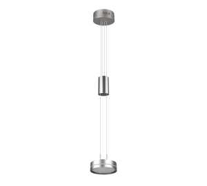 FRANKLIN Nikiel mat LED 9W 3000K ściemnialna Lampa wisząca Trio 326510107