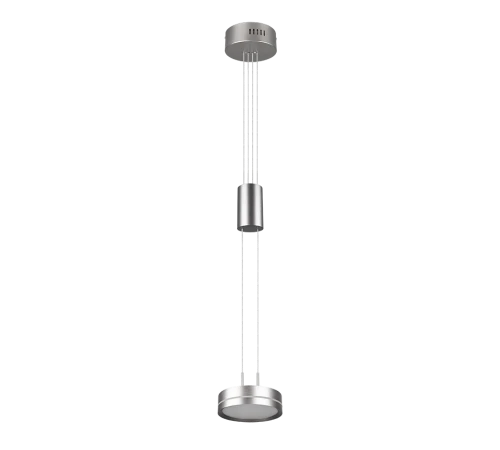 Lampa wisząca FRANKLIN Nikiel mat LED 9W 3000K ściemnialna Trio 326510107 | 4017807510034 noxbox lampynox www.lampynox.pl
