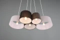 Lampa wiszaca HOTEL Szary | czarny | Biały 5xE27 Trio 393900517 | 4017807505511 noxbox lampynox www.lampynox.pl
