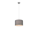 Lampa wisząca HOTEL Szary E27 Trio 303300111 | 4017807508703 noxbox lampynox www.lampynox.pl