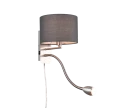 Kinkiet SNAKE HOTEL Szara LED | E14 3W 2000K Trio 271170211 | 4017807508680 noxbox lampynox www.lampynox.pl