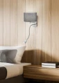 Kinkiet SNAKE HOTEL Szara LED | E14 3W 2000K Trio 271170211 | 4017807508680 noxbox lampynox www.lampynox.pl