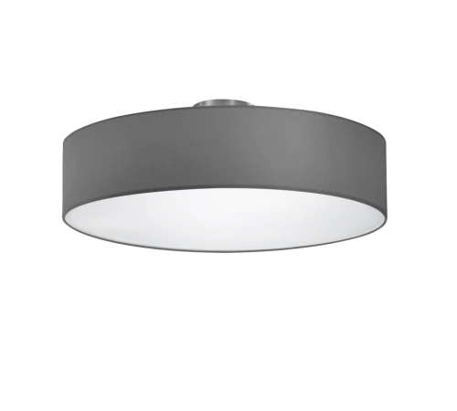 Lampa sufitowa HOTEL Szary śr. 50cm 3xE27 Trio 603900311 | 4017807505627 noxbox lampynox www.lampynox.pl