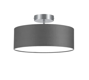 HOTEL Szary śr. 30cm 2xE14 Lampa sufitowa Trio 603900211