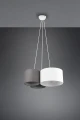 Lampa wisząca HOTEL Biały | Czarny | Szary 3xE27 Trio 393900317 | 4017807505504 noxbox lampynox www.lampynox.pl