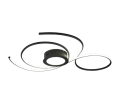 Lampa sufitowa JIVE Czarny mat LED DIM Pilot 48W 2700-6000K Ściemnialna Trio 623419232 | 4017807506280 noxbox lampynox www.lampynox.pl