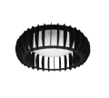 Lampa sufitowa MONTE Czarny mat LED 16,5W 3000K ściemnialna RL R62171132 | 4017807504576 noxbox lampynox www.lampynox.pl
