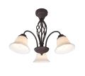 Lampa sufitowa RUSTICA Brąz 3xE14 Trio 601000324 | 4017807504699 noxbox lampynox www.lampynox.pl
