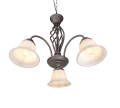 Lampa wisząca RUSTICA Brąz 3xE14 Trio 101000324 | 4017807504675 noxbox lampynox www.lampynox.pl